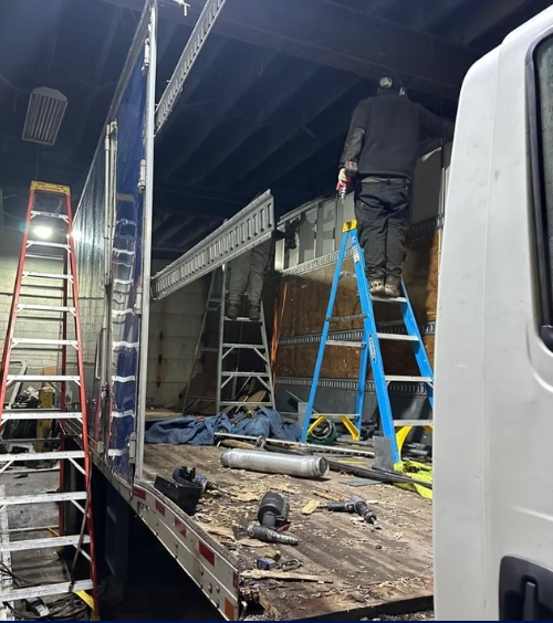 Interior roof panel rebuild
