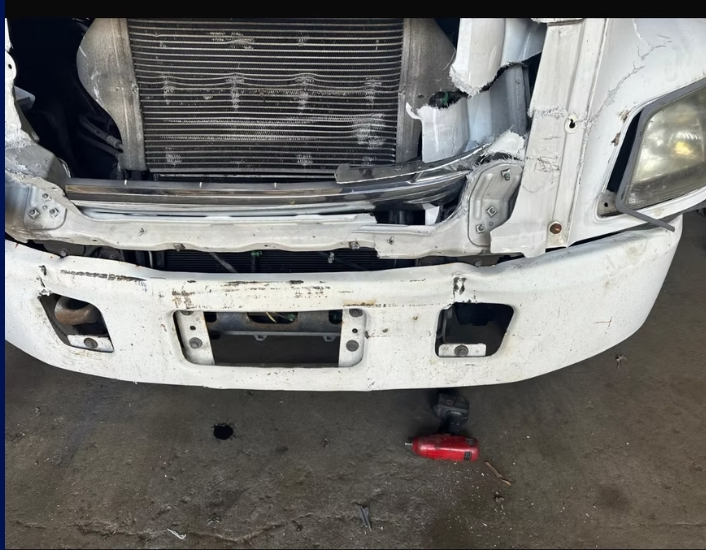 Hino Front-End Rebuild — before